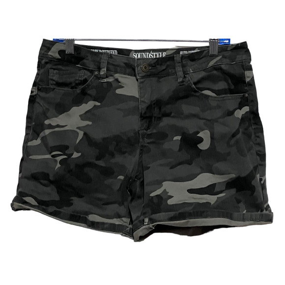 Sound/Style Women's Bobby Boyfriend Short Elite Comfort Stretch Camo‎ Size 10 - Picture 1 of 9